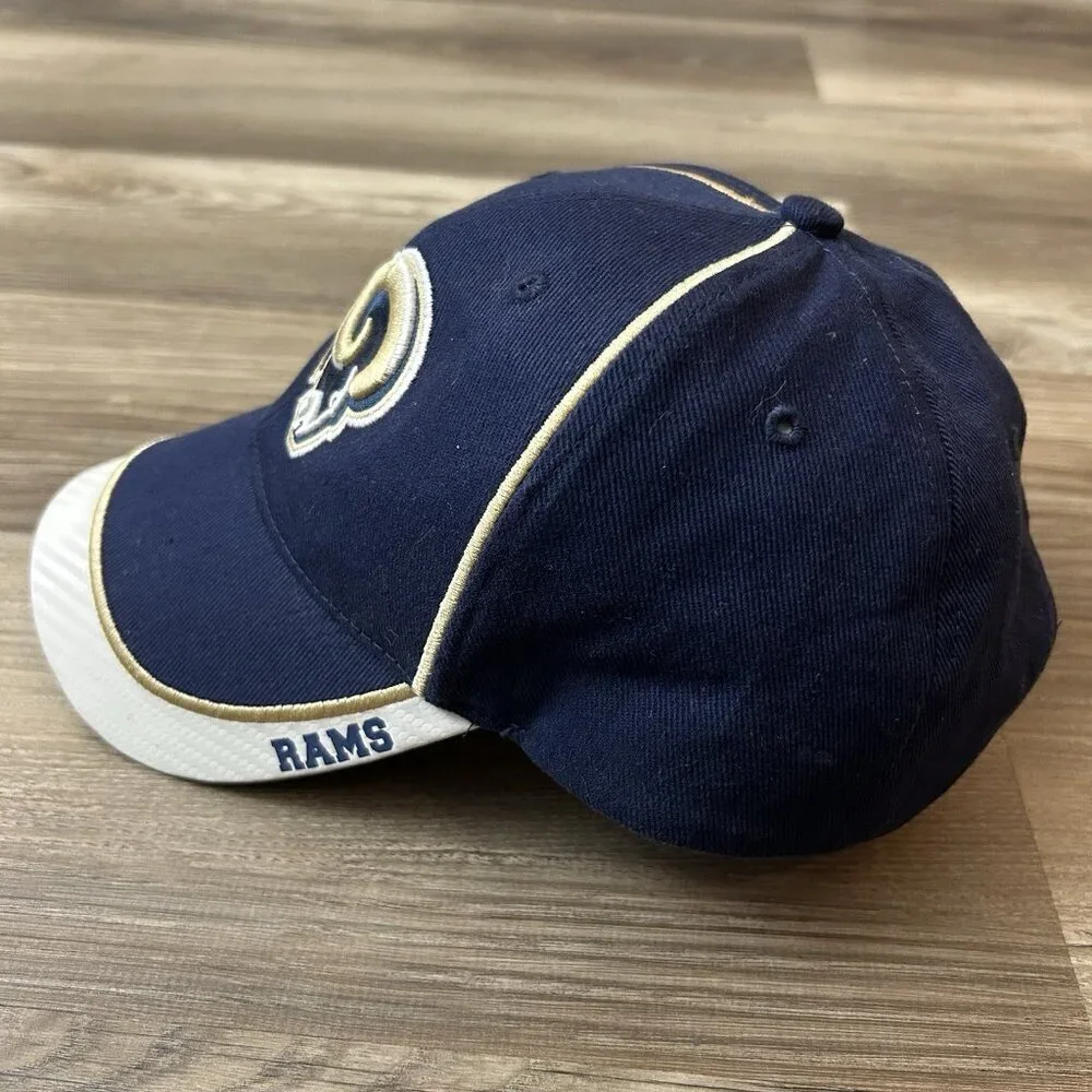 Los Angeles Rams NFL Adults Football Baseball Cap One Size Navy Adjustable Hat